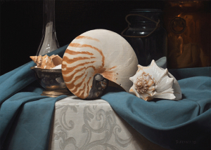 Oil Painting of Shells